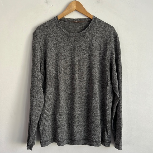 lululemon athletica Other - Lululemon Long Sleeve Gray Technical Shirt
